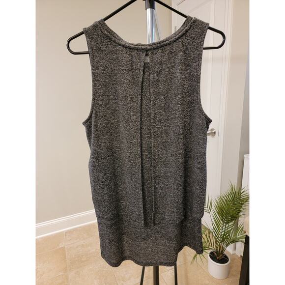Apt. 9 Grey Multi-layered Tank Embellished Neckline - Picture 4 of 6